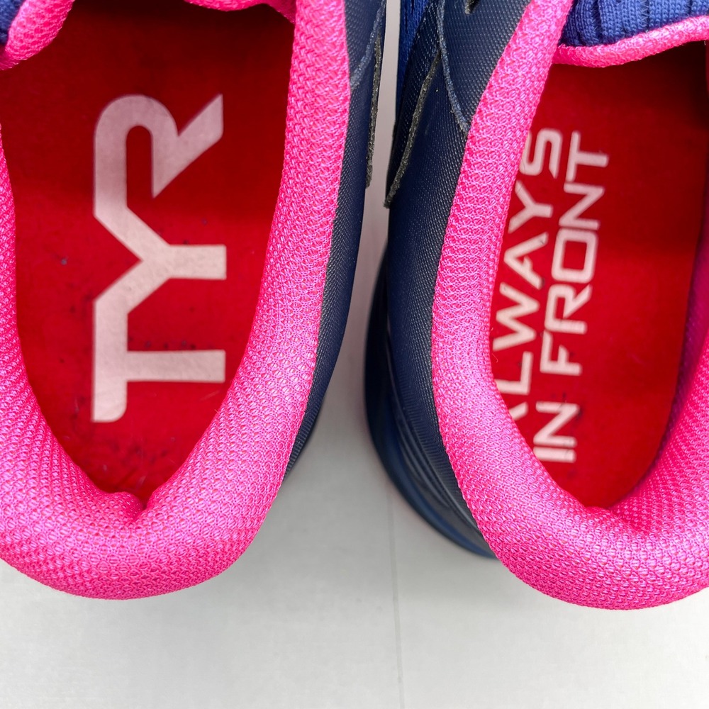 TYR CXT-1 Trainer Mens 10.5 Blue Pink Athletic Gym Shoes Sneakers CrossFit HIIT - Picture 8 of 11
